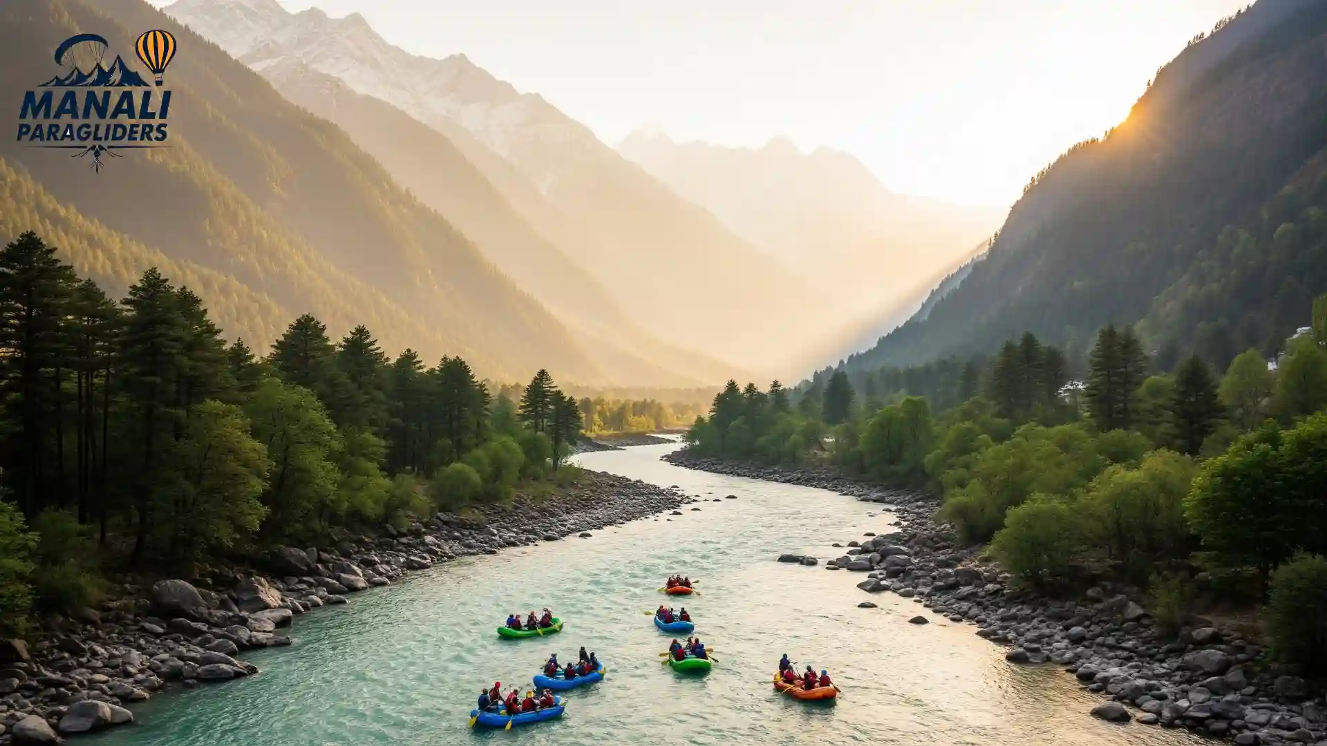 Paragliding in Manali price guide with best spots and safety tips – enjoy tandem paragliding over snow-capped mountains, Beas River, and lush green valleys.